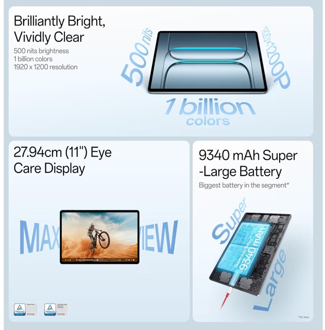 OnePlus Pad Lite 6+128 Wifi Only